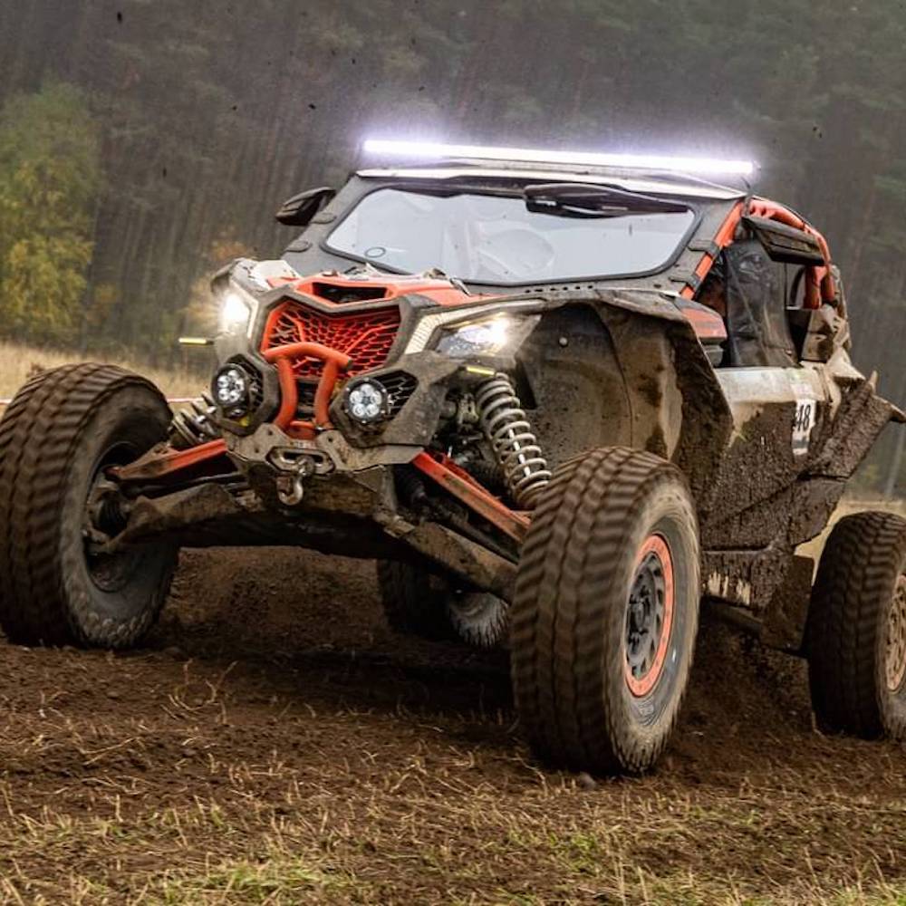 can-am x3 extremalshield front windshield view