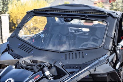 can-am x3 extremalshield windshield photo in action