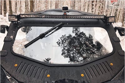 can-am x3 extremalshield windshield photo in action