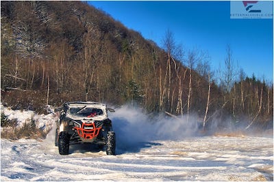 can-am x3 extremalshield windshield photo in action