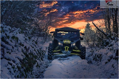 can-am x3 extremalshield windshield photo in action