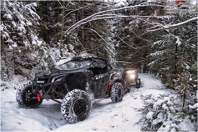 can-am x3 extremalshield windshield photo in action