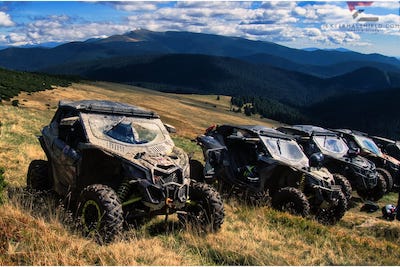 can-am x3 extremalshield windshield photo in action